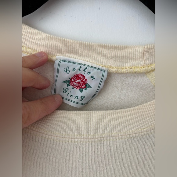 Vintage Cotton Ginny Kids Saving Earth Sweatshirt Made in Canada Oversized 90s - Picture 4 of 12